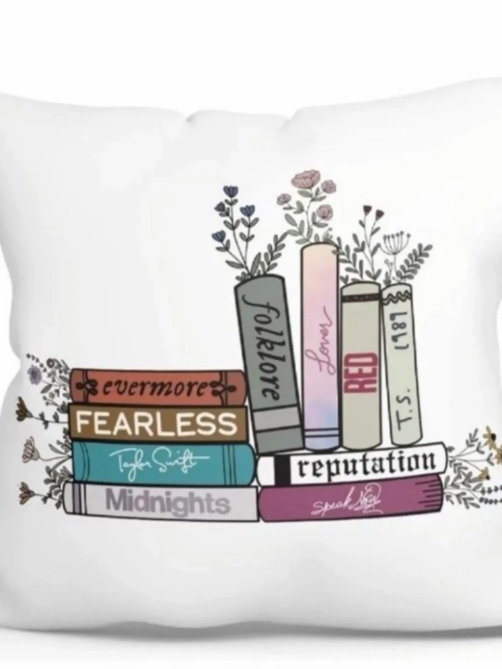 Taylor Swift Pastel Multi Album Collage Pillow Covers